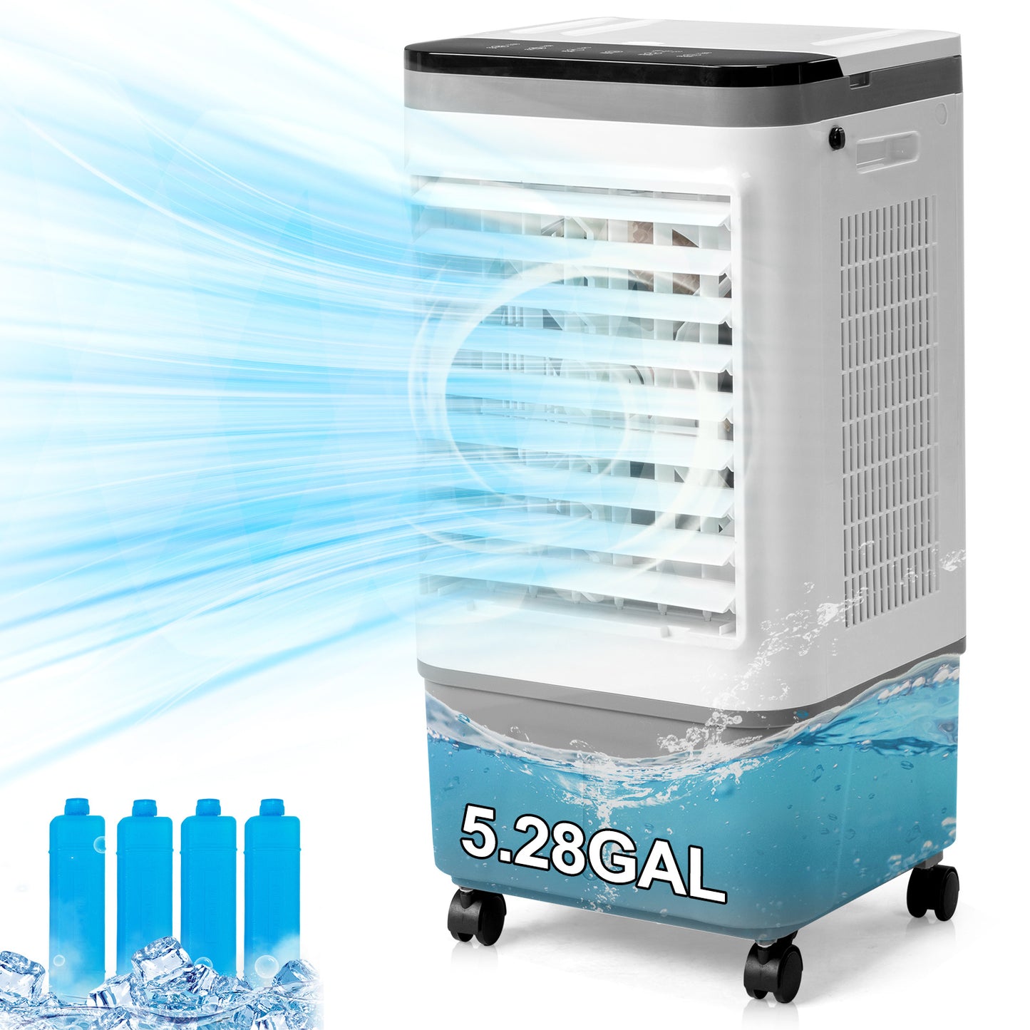 3-in-1 Evaporative Air Cooler – Fan, Humidifier & Timer | USA Spec