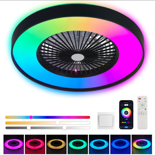Ceiling Fan with Light – Modern 2-in-1 LED Lighting & Cooling | Remote Control & Quiet Motor