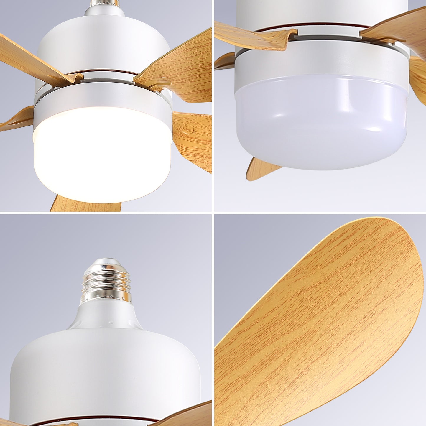 Polycarbonate Ceiling Fan – Lightweight & Durable Blades | Modern Design for Home & Office