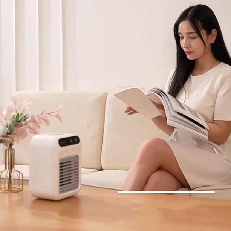 Portable Air Cooler Fan – Water Cooling AC for Home, Office & Car | USB & Lightweight