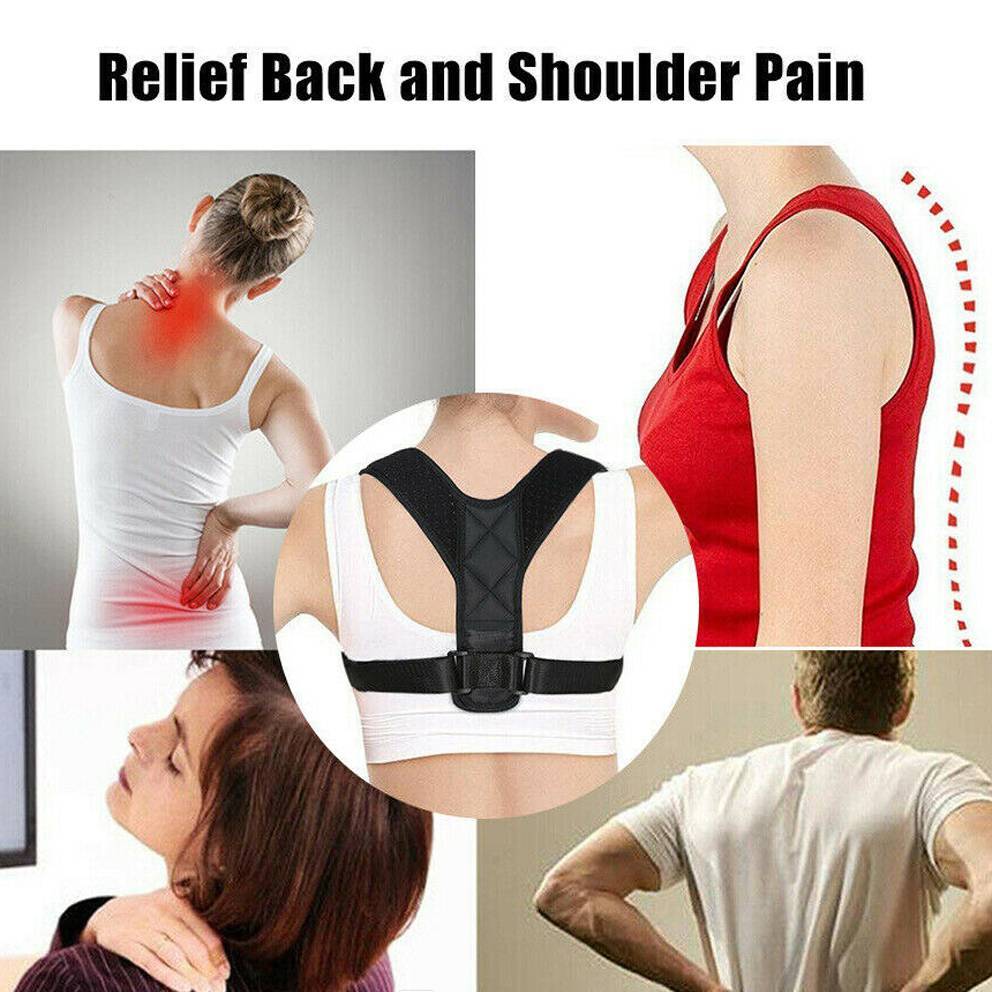 Posture Clavicle Support Corrector – Back Straightener & Shoulder Brace Strap