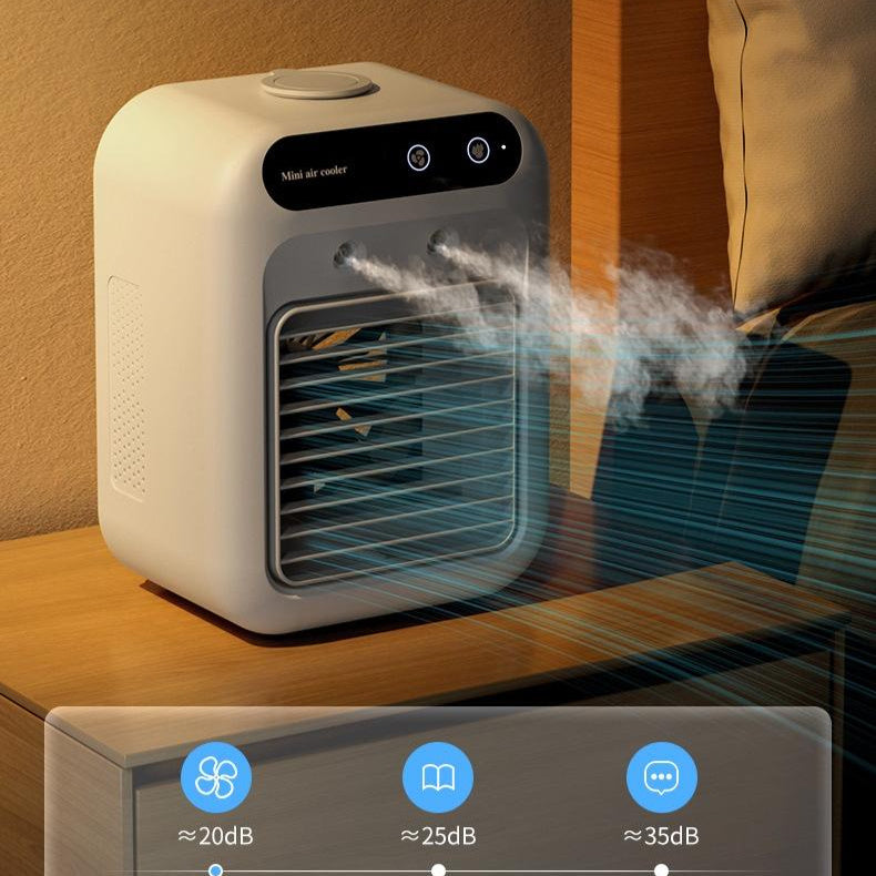 Portable Air Cooler Fan – Water Cooling AC for Home, Office & Car | USB & Lightweight