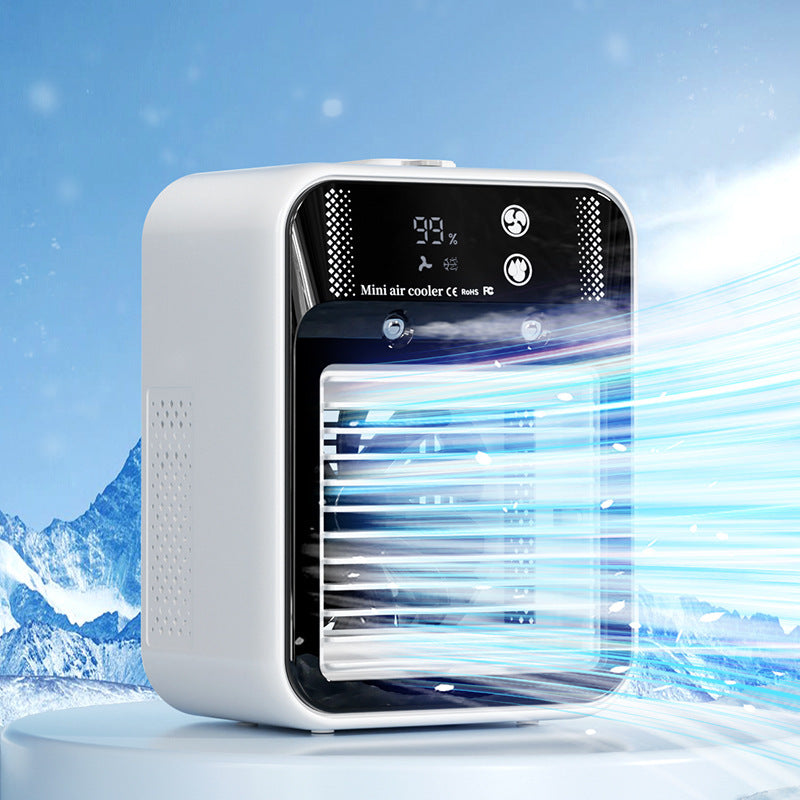 Portable Air Cooler Fan – Water Cooling AC for Home, Office & Car | USB & Lightweight