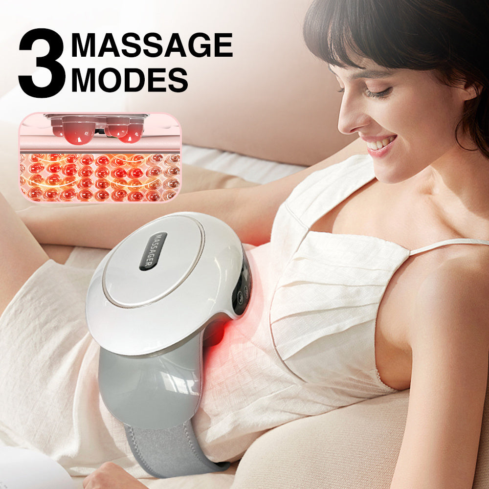 3-Mode Electric Abdominal Massager – Rechargeable Full-Body Relief for Abdomen, Back & Legs