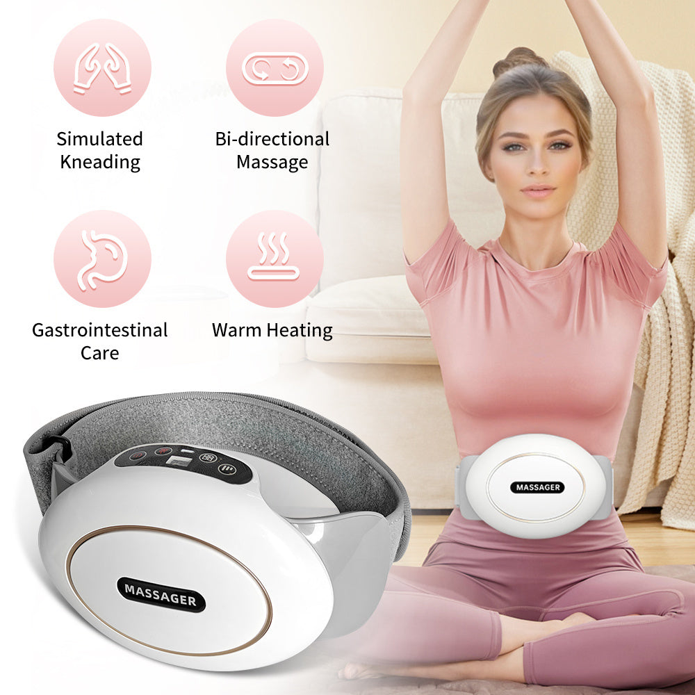 3-Mode Electric Abdominal Massager – Rechargeable Full-Body Relief for Abdomen, Back & Legs
