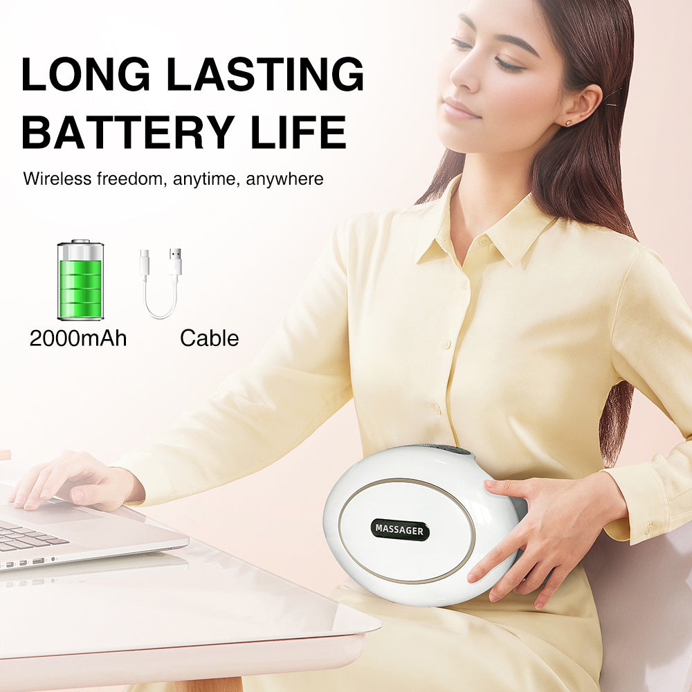 3-Mode Electric Abdominal Massager – Rechargeable Full-Body Relief for Abdomen, Back & Legs