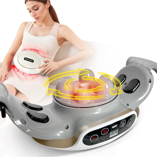 3-Mode Electric Abdominal Massager – Rechargeable Full-Body Relief for Abdomen, Back & Legs