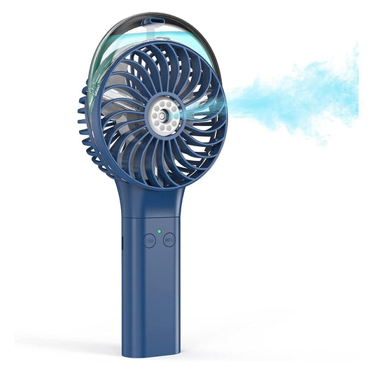 3000mAh Rechargeable USB Mini Handheld Mist Fan – Portable Cooling with Spray